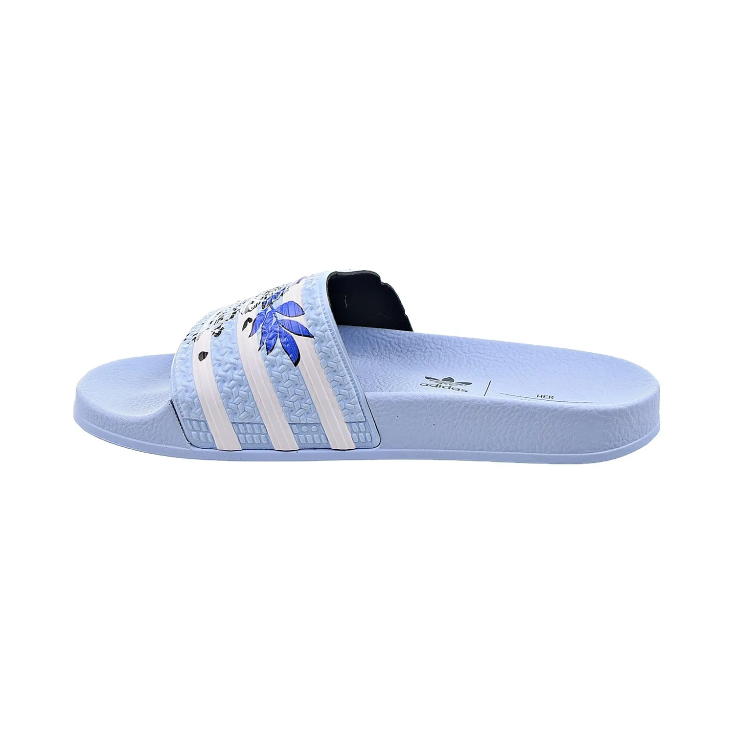 Adidas Adilette Big Kids' Slides Clear Sky-Cloud White