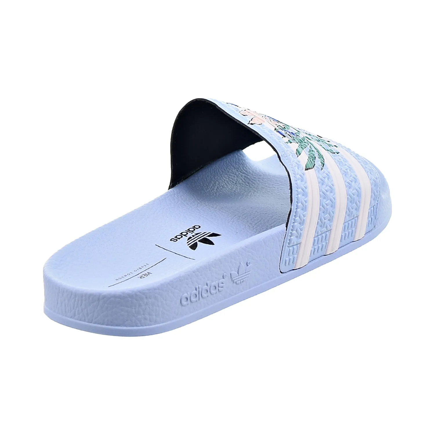 Adidas Adilette Big Kids' Slides Clear Sky-Cloud White