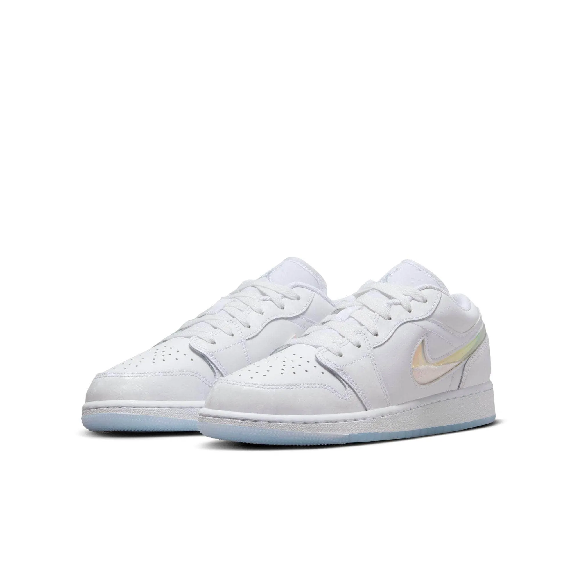 Air Jordan 1 Low "Glitter Swoosh" - Boy's Grade School