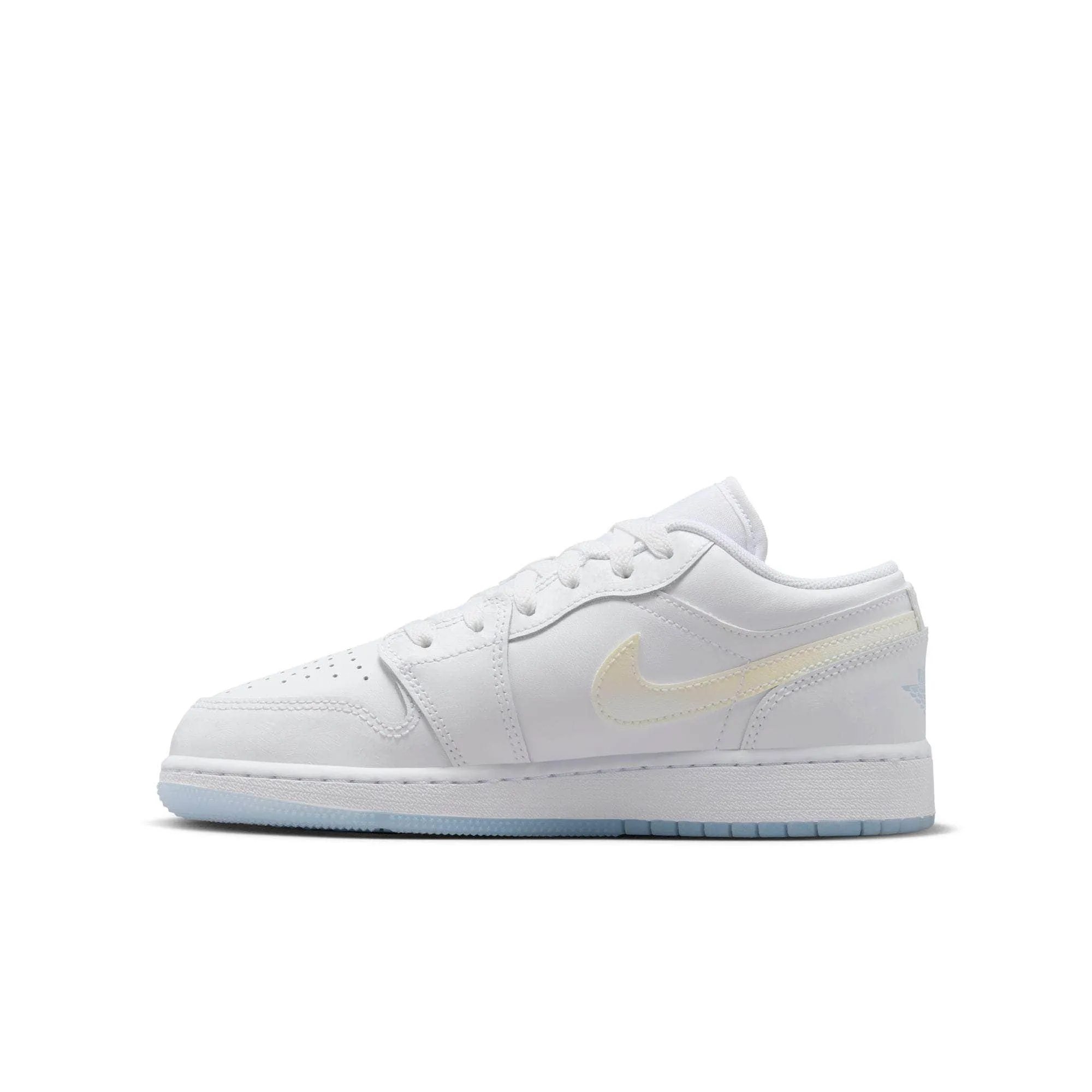 Air Jordan 1 Low "Glitter Swoosh" - Boy's Grade School