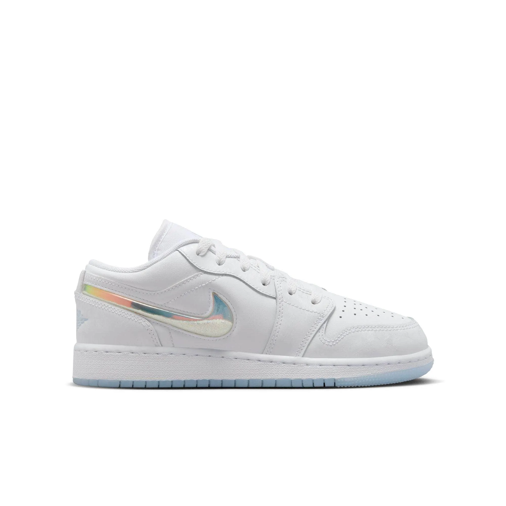Air Jordan 1 Low "Glitter Swoosh" - Boy's Grade School
