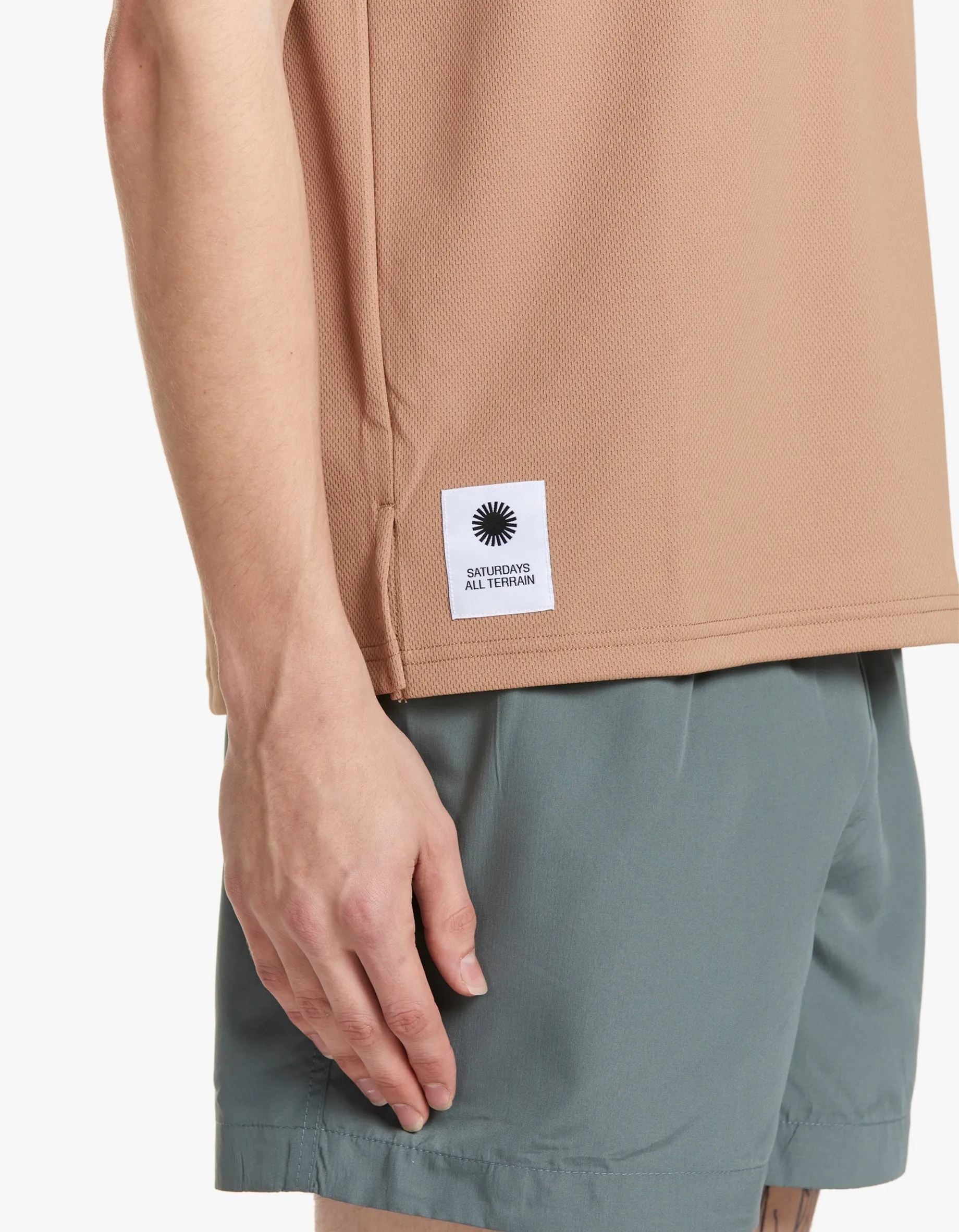 All Terrain Lightweight S/S Top - Toasted Coconut