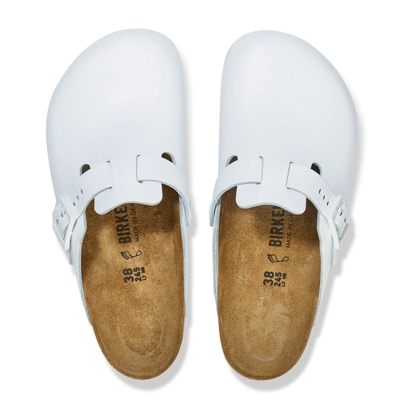 Birkenstock Boston Pro Clog (Women) - White Leather