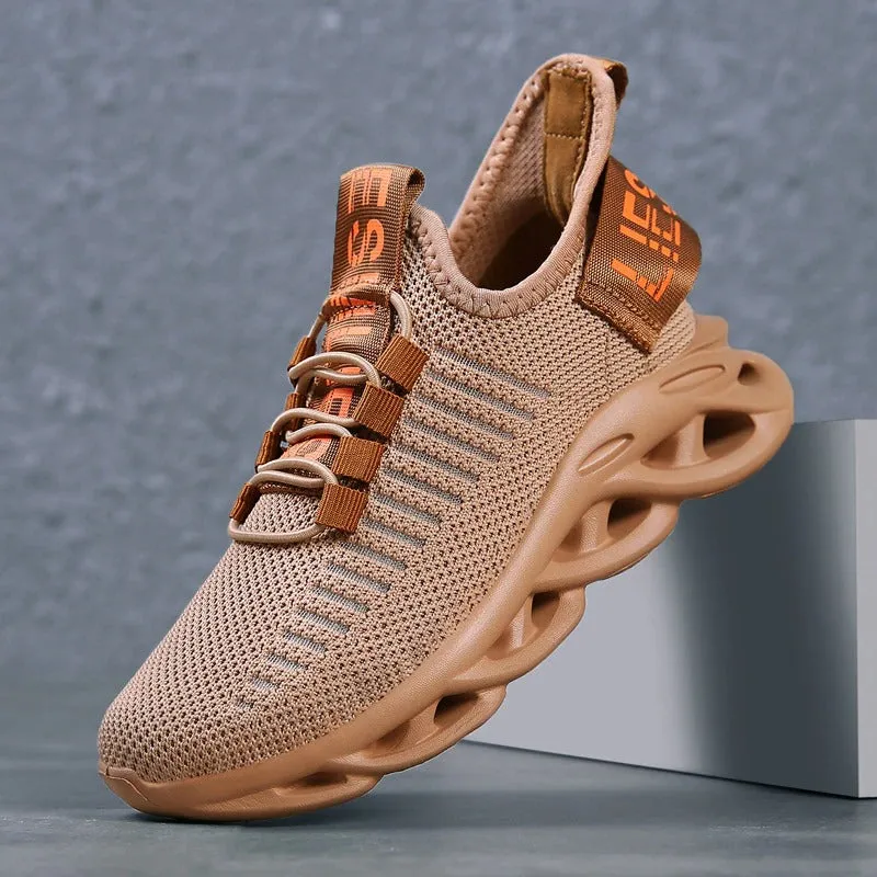 Breathable Soft Lace-up Jogging Shoes