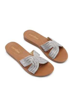 Brianna Slides Silver