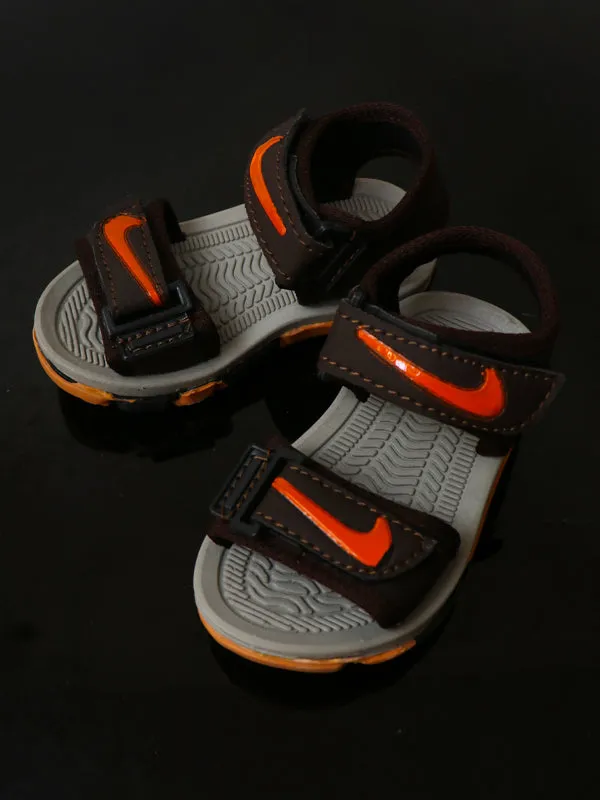 BSD31 Boys Sandal 1Yrs - 8Yrs Hockey Brown