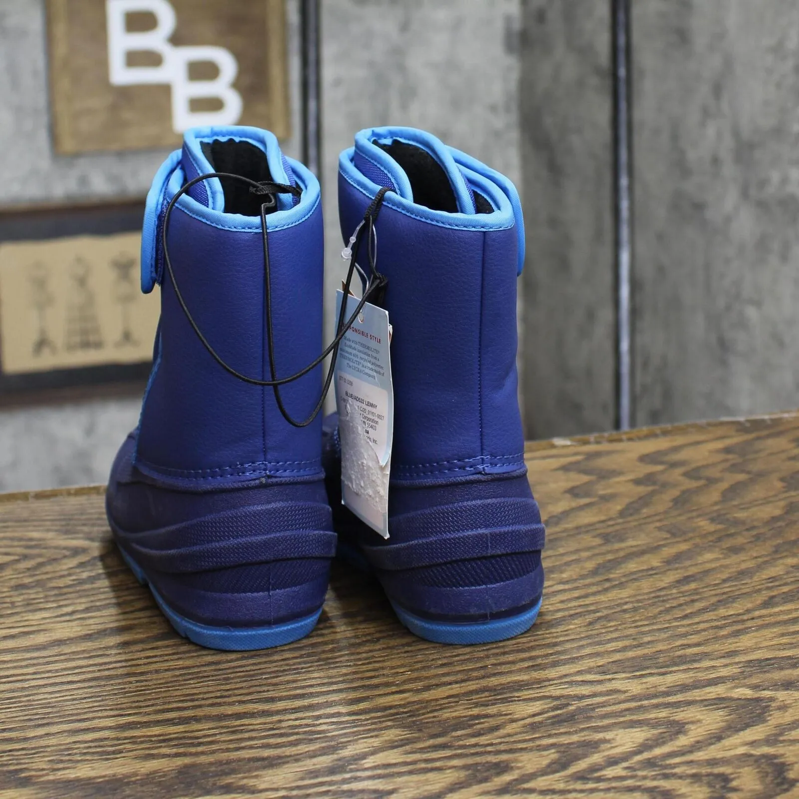 Cat & Jack Toddler Boys Lenny Winter Boots 88236579 Blue 8T