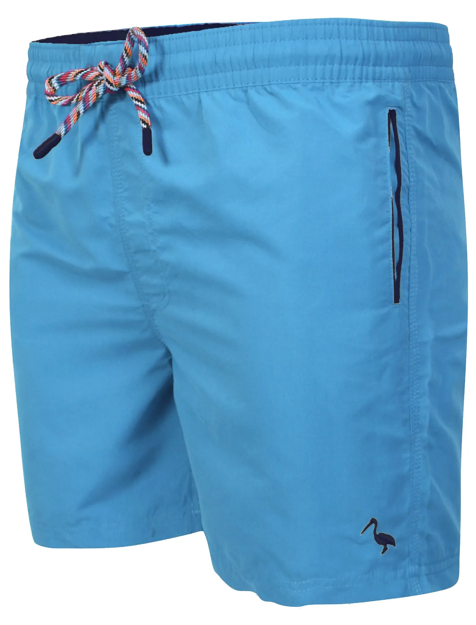 Clarion Swim Shorts with Free Matching Flip Flops in Turquoise - South Shore