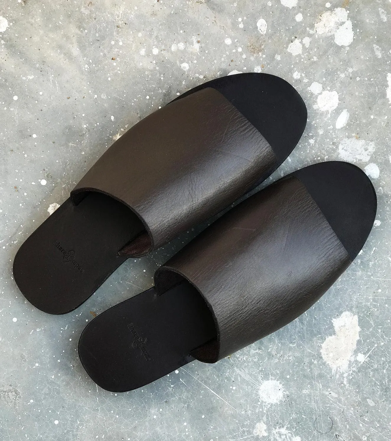Dark Brown Slip Ons