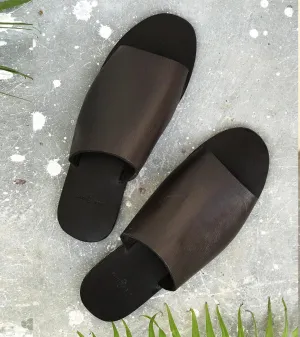 Dark Brown Slip Ons
