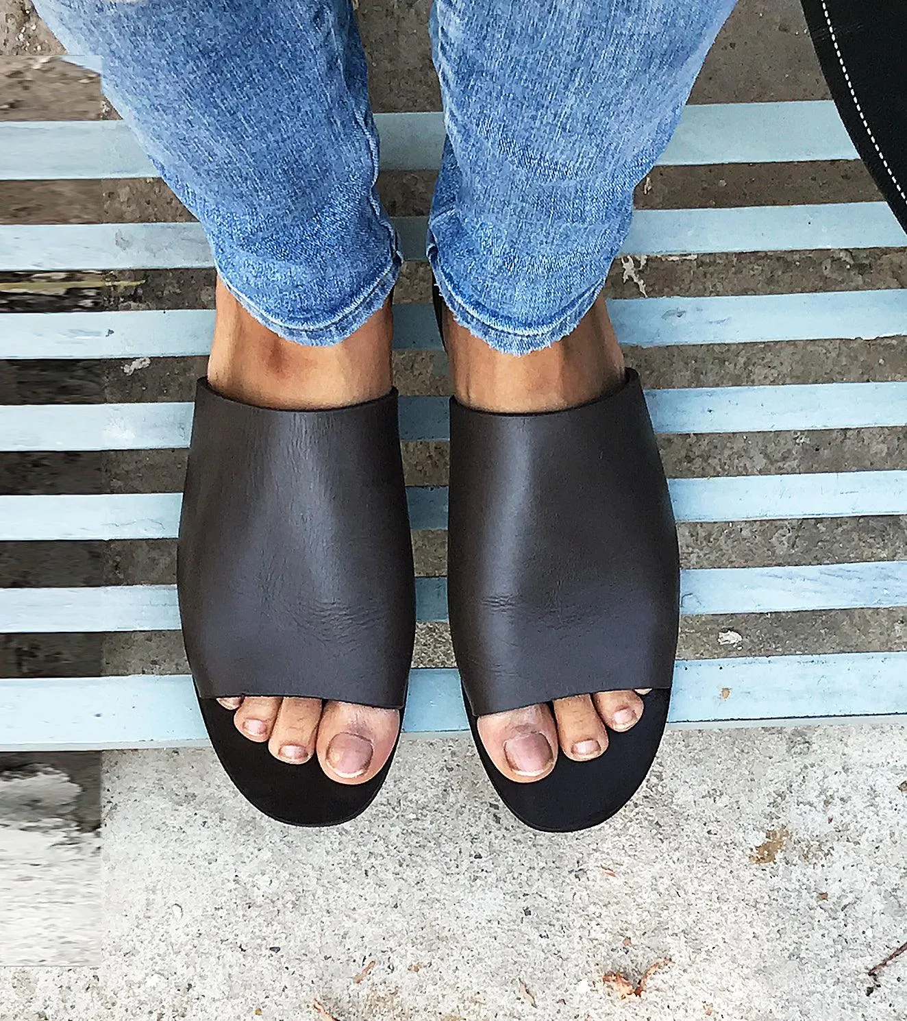 Dark Brown Slip Ons