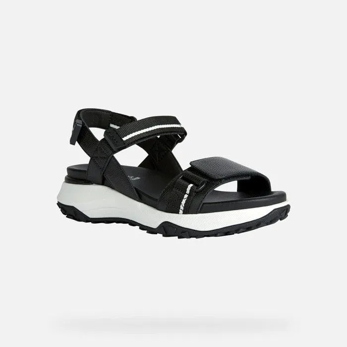 Geox Womens Sorapis Sandal- Black