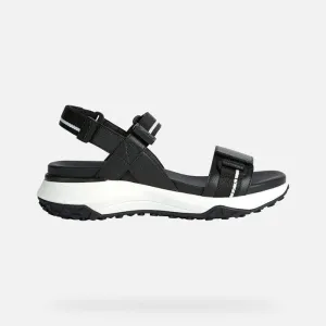 Geox Womens Sorapis Sandal- Black