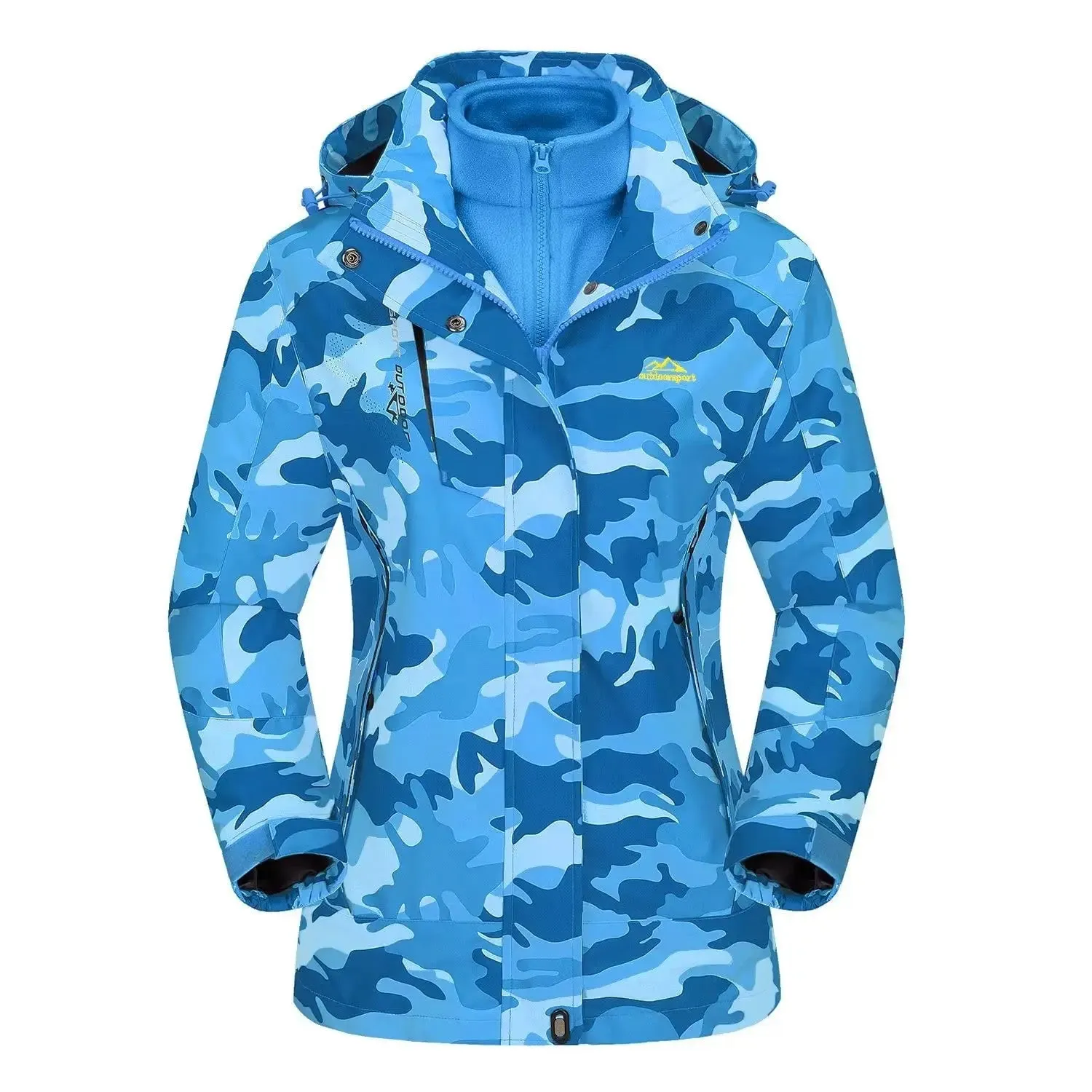 JAMIE | 3-1 Fleece Lined Camo Ski Jacket