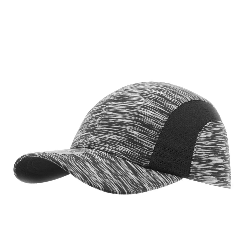 Jersey Knit Cool Comfort Lightweight Breathable Adjustable Running Hat