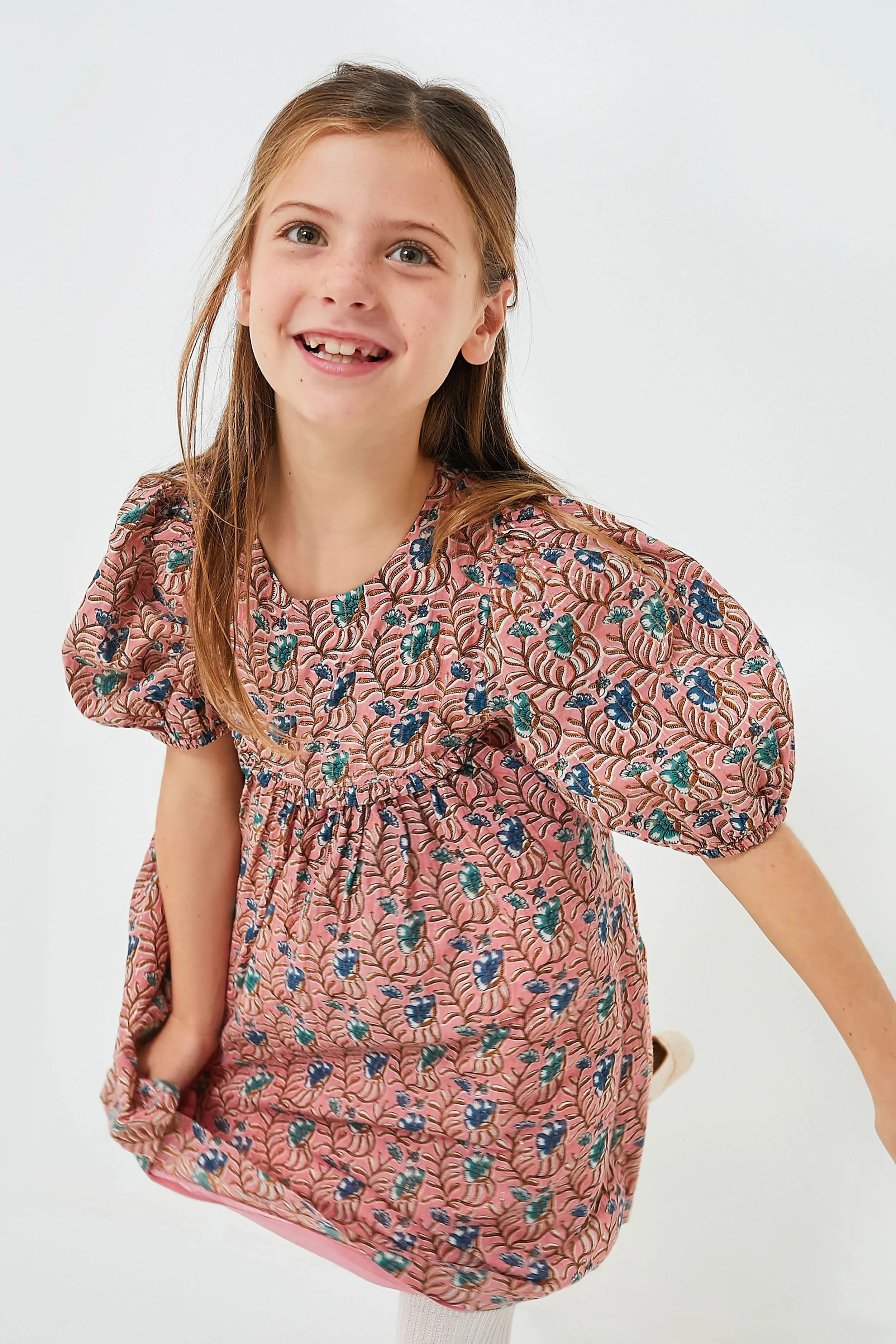 Mauveglove Vine Floral Rowan Dress