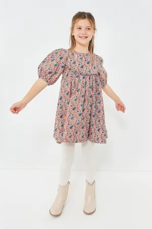 Mauveglove Vine Floral Rowan Dress