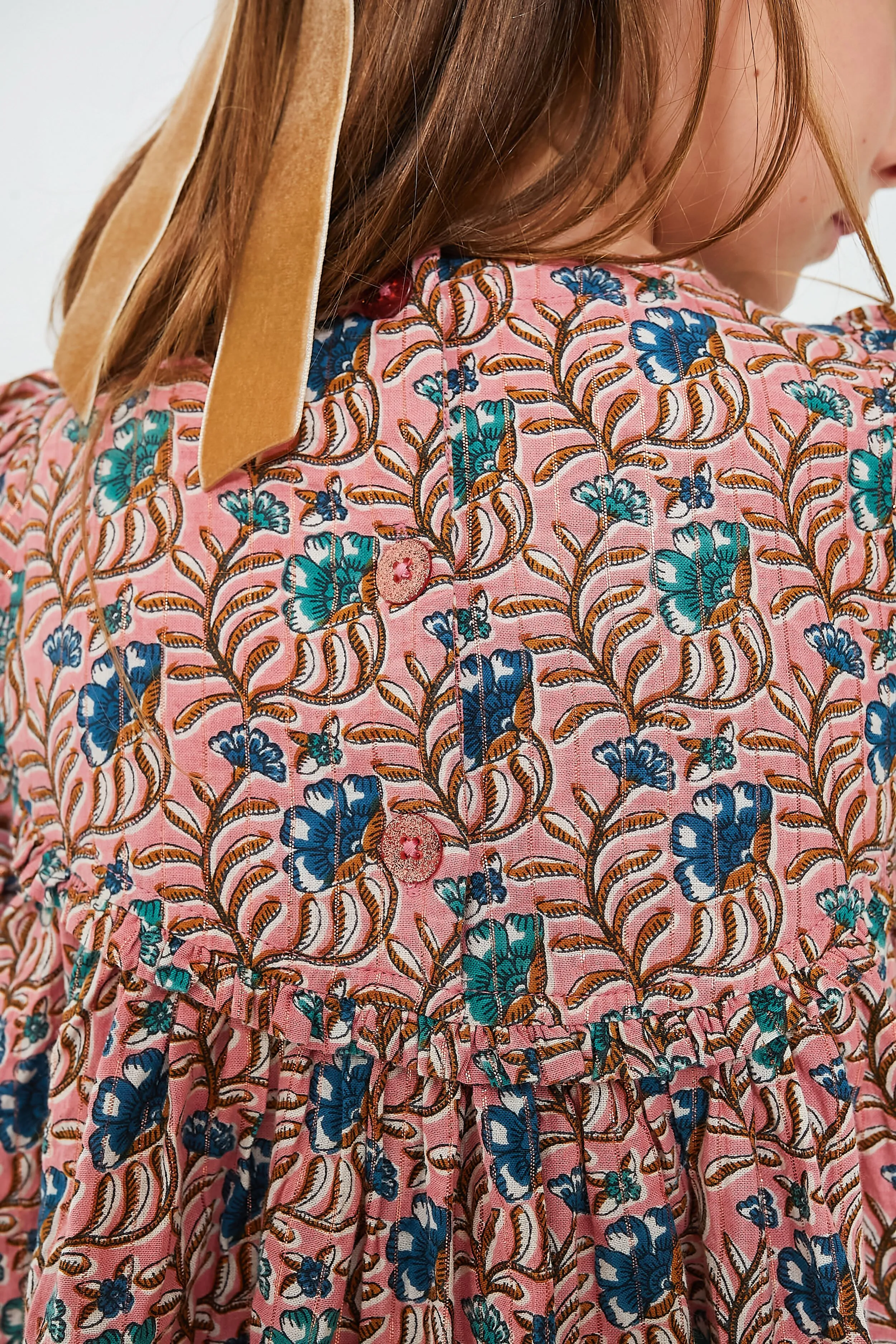 Mauveglove Vine Floral Rowan Dress