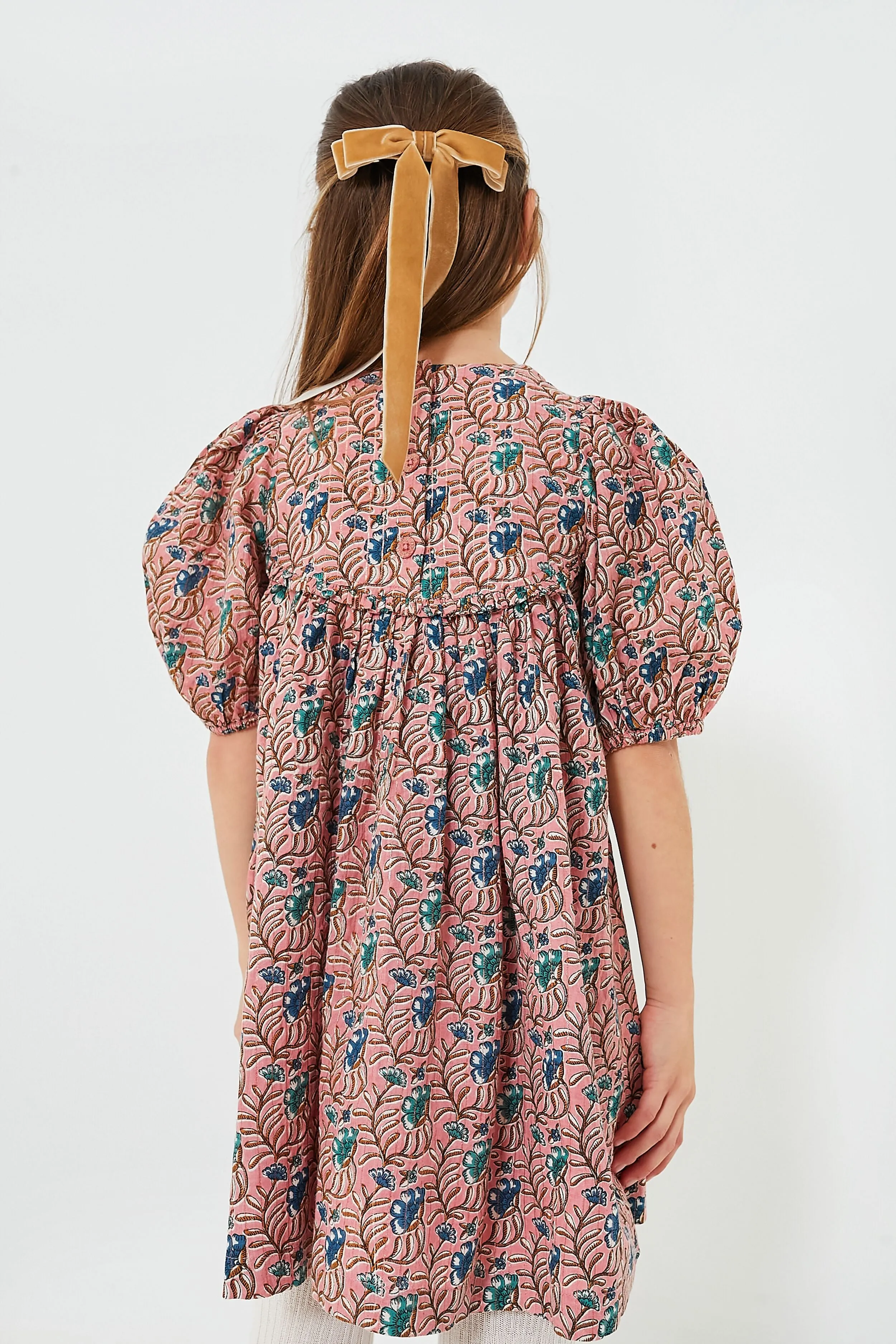 Mauveglove Vine Floral Rowan Dress