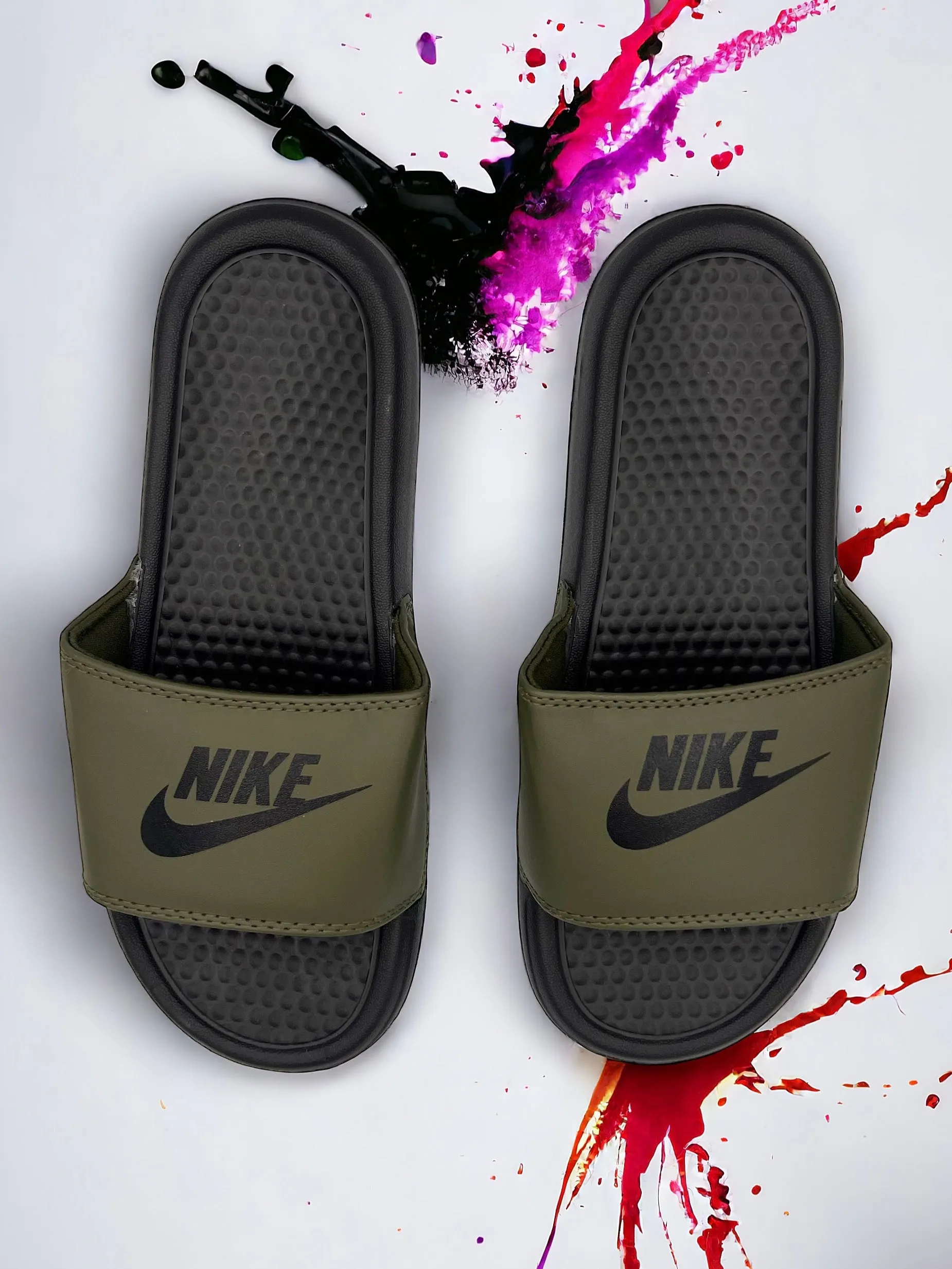 Men Nike Benassi JDI Slides (2 For $100) (GS) ☉