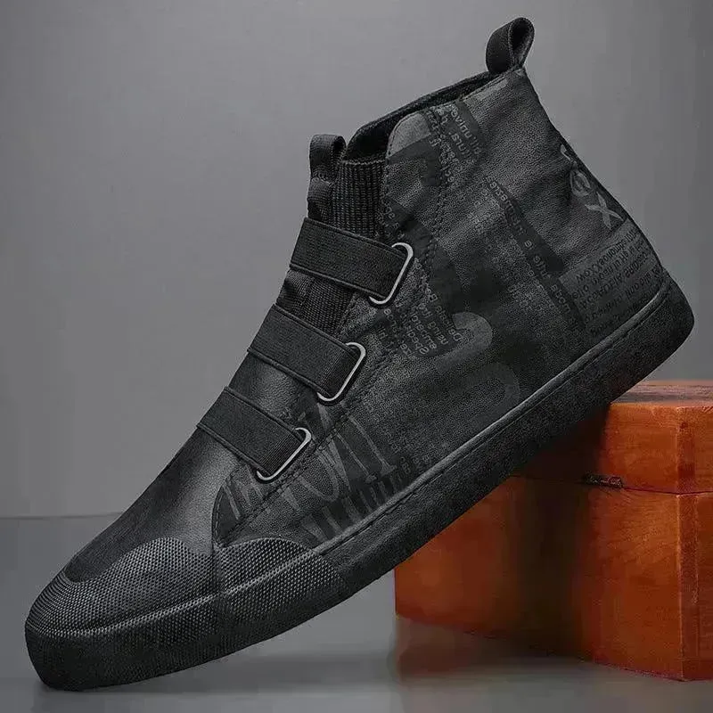 Men's High-top Camouflage Canvas Shoes Youth Fashion Casual Shoes