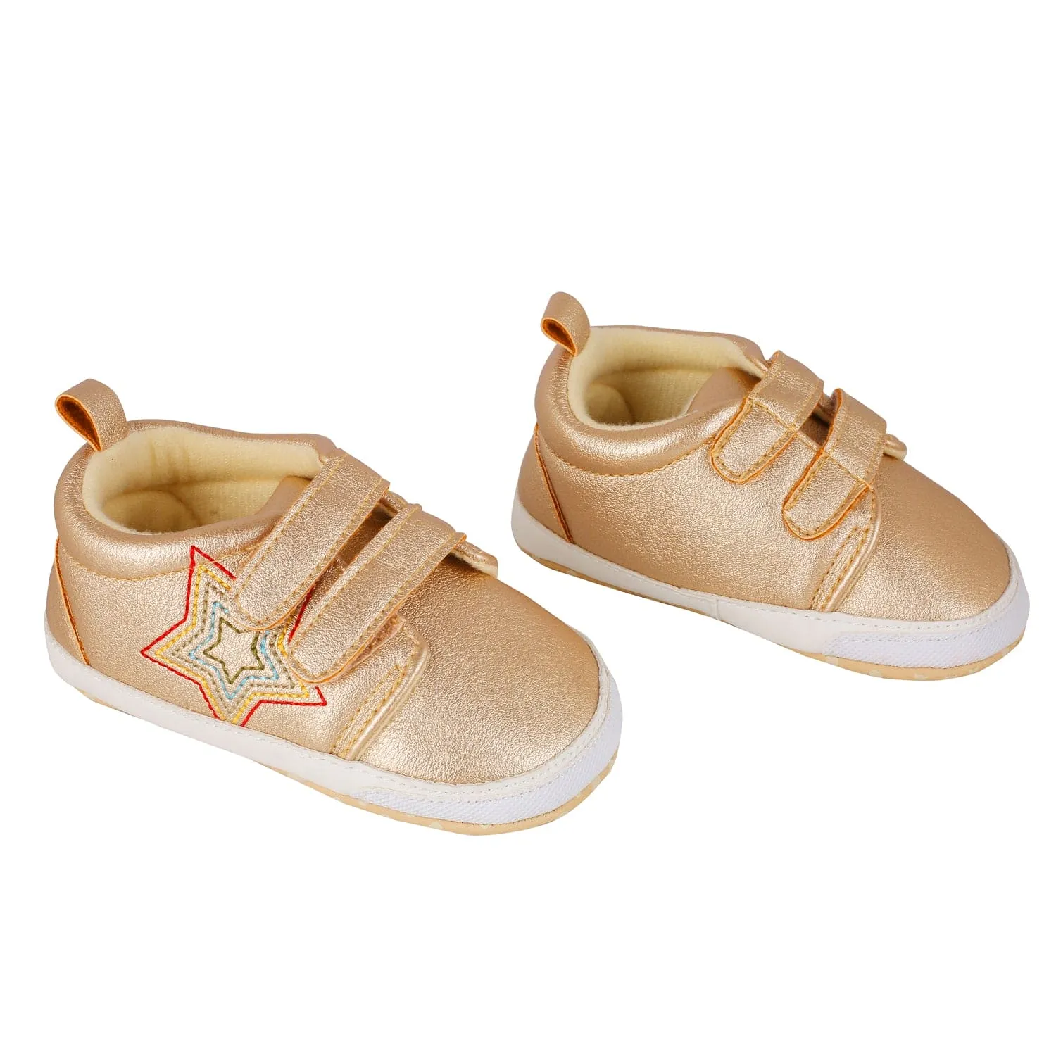 My Star Gold Casual Booties