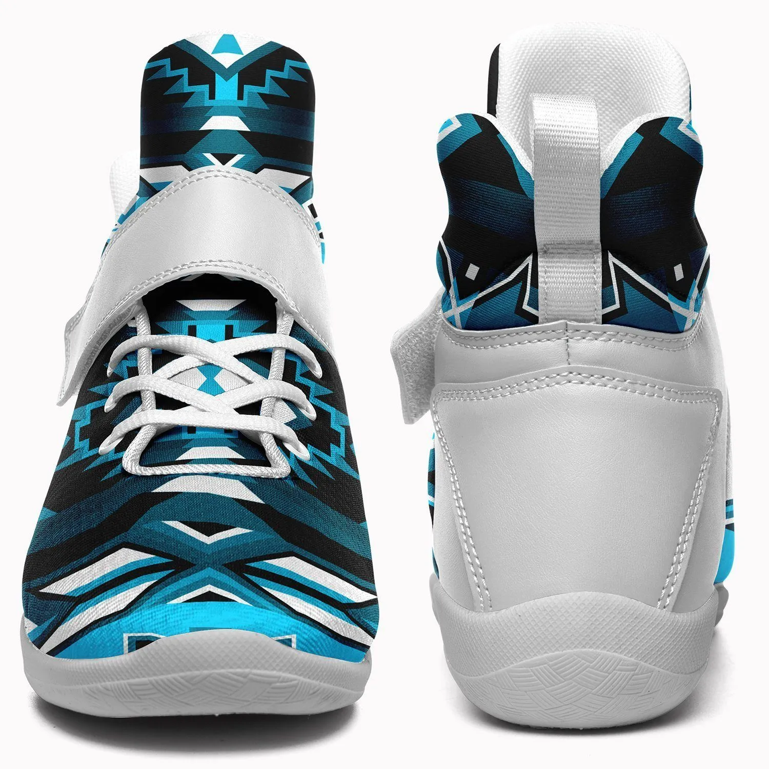 Northern Journey Ipottaa Basketball / Sport High Top Shoes - White Sole