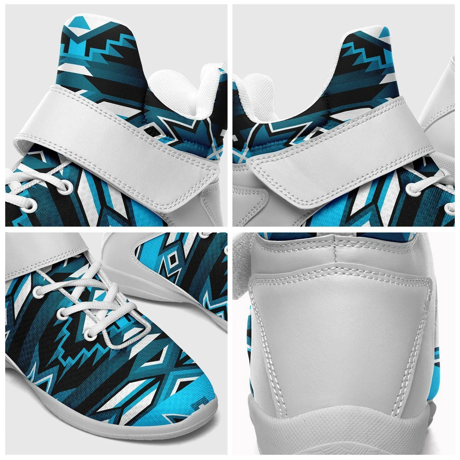 Northern Journey Ipottaa Basketball / Sport High Top Shoes - White Sole