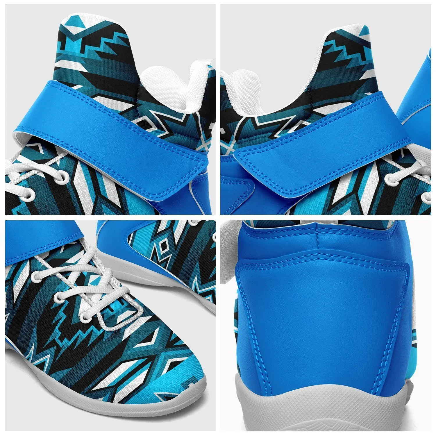 Northern Journey Ipottaa Basketball / Sport High Top Shoes - White Sole