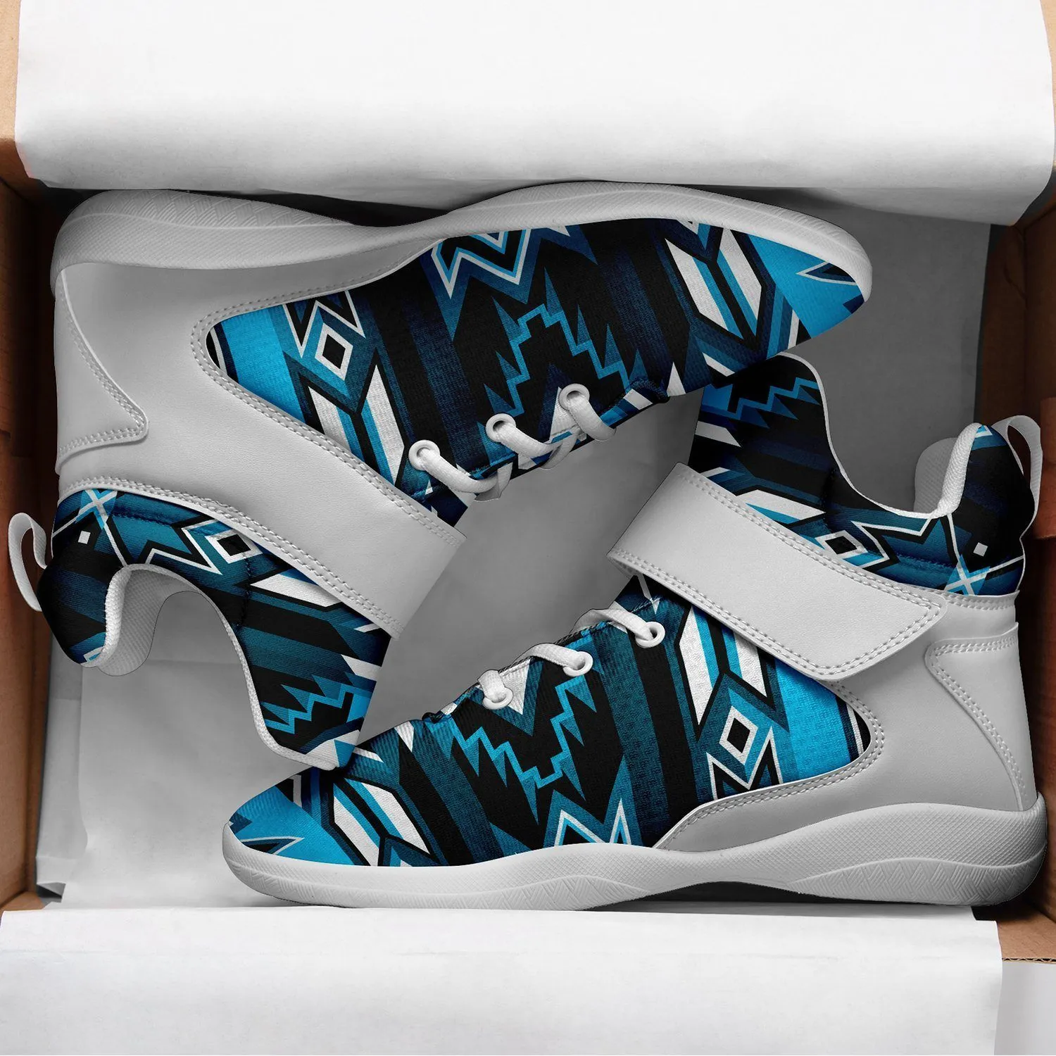 Northern Journey Ipottaa Basketball / Sport High Top Shoes - White Sole