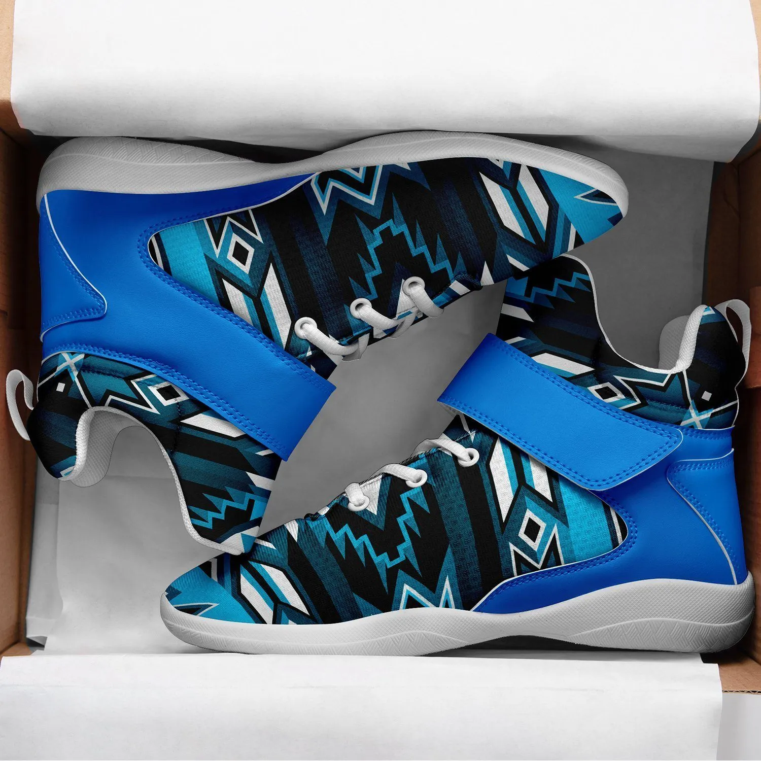 Northern Journey Ipottaa Basketball / Sport High Top Shoes - White Sole