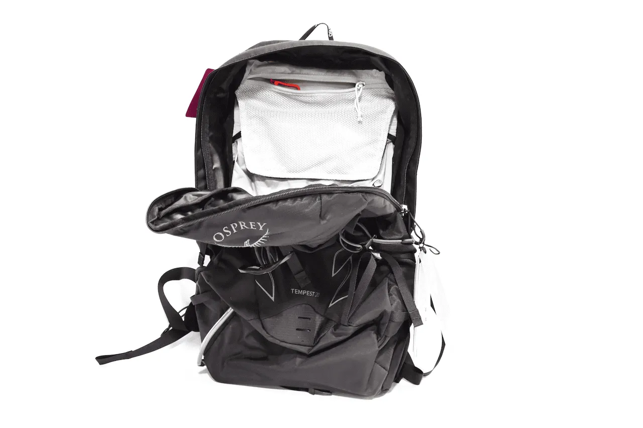 Osprey Women's Tempest 20 Hiking Backpack, Stealth Black, Medium/Large