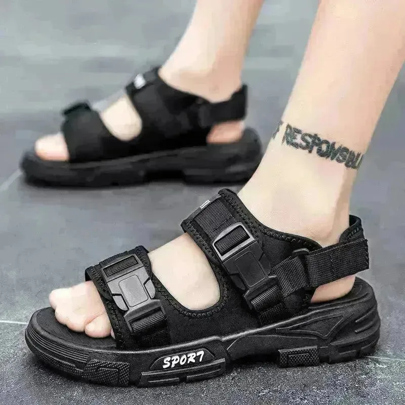 Outer Wear Sandals Men's Vietnamese Thick-soled Anti-slip Beach Shoes