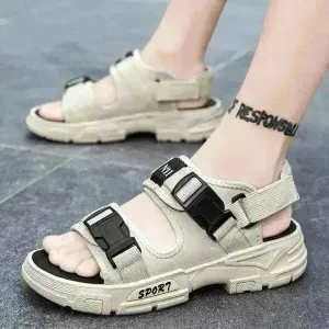 Outer Wear Sandals Men's Vietnamese Thick-soled Anti-slip Beach Shoes