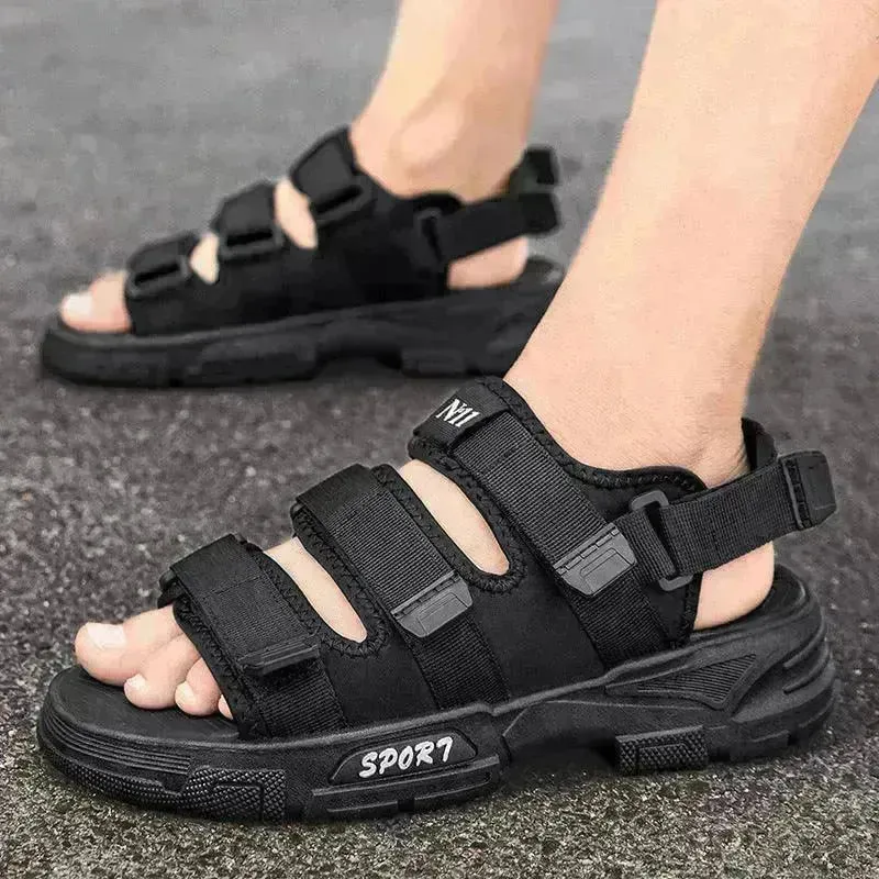 Outer Wear Sandals Men's Vietnamese Thick-soled Anti-slip Beach Shoes