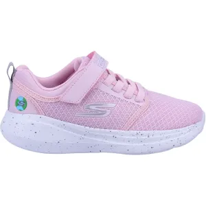 Skechers Girls Go Run Fast Earthy Gal Trainers - Pink