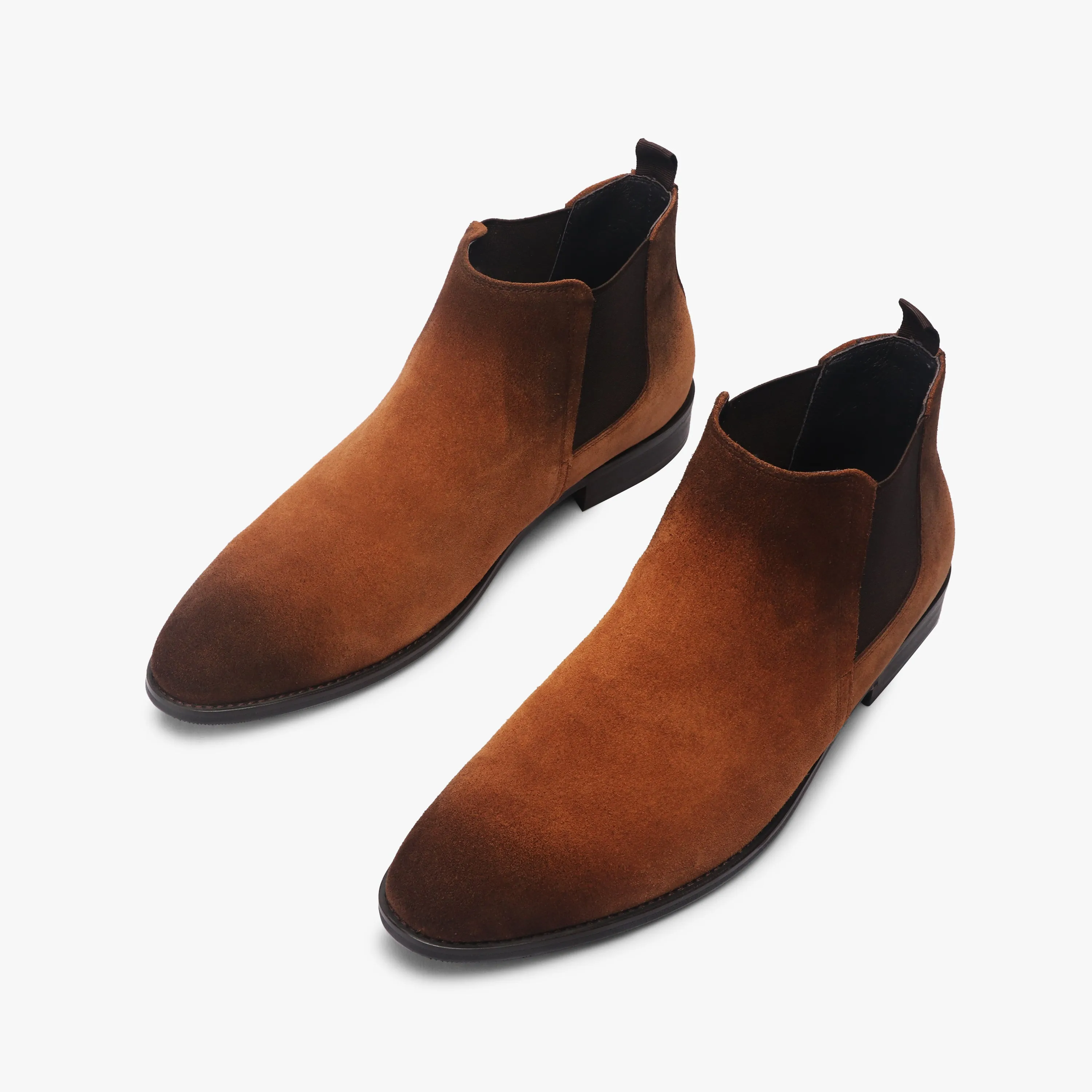 Suede Leather Chelsea Boots