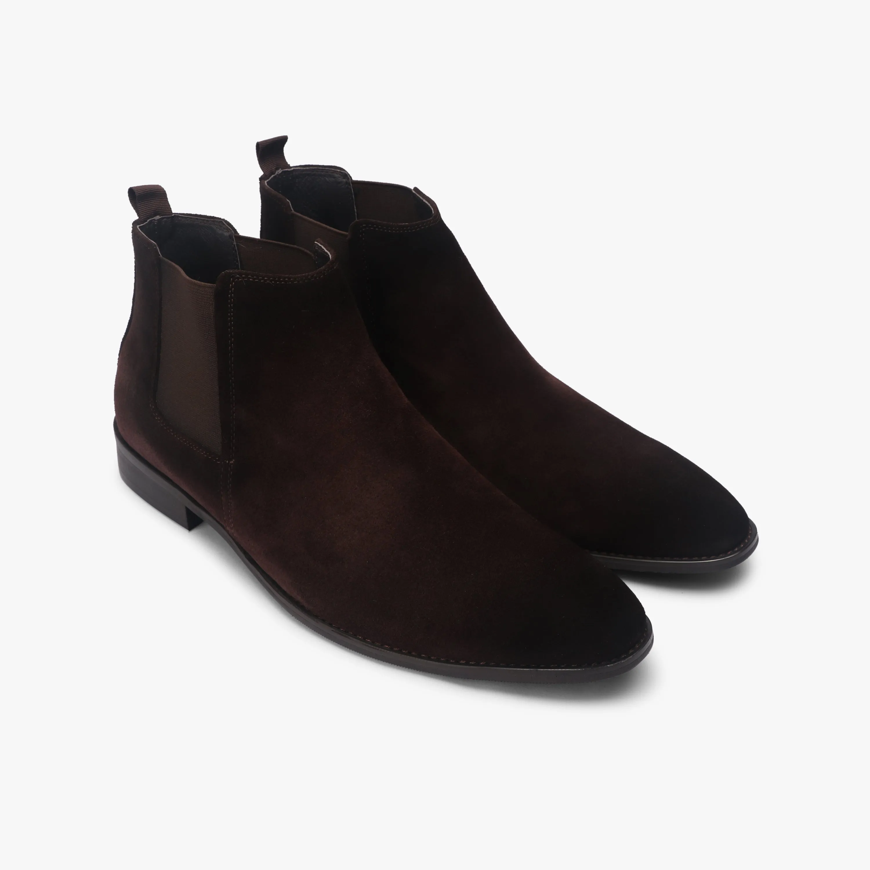 Suede Leather Chelsea Boots