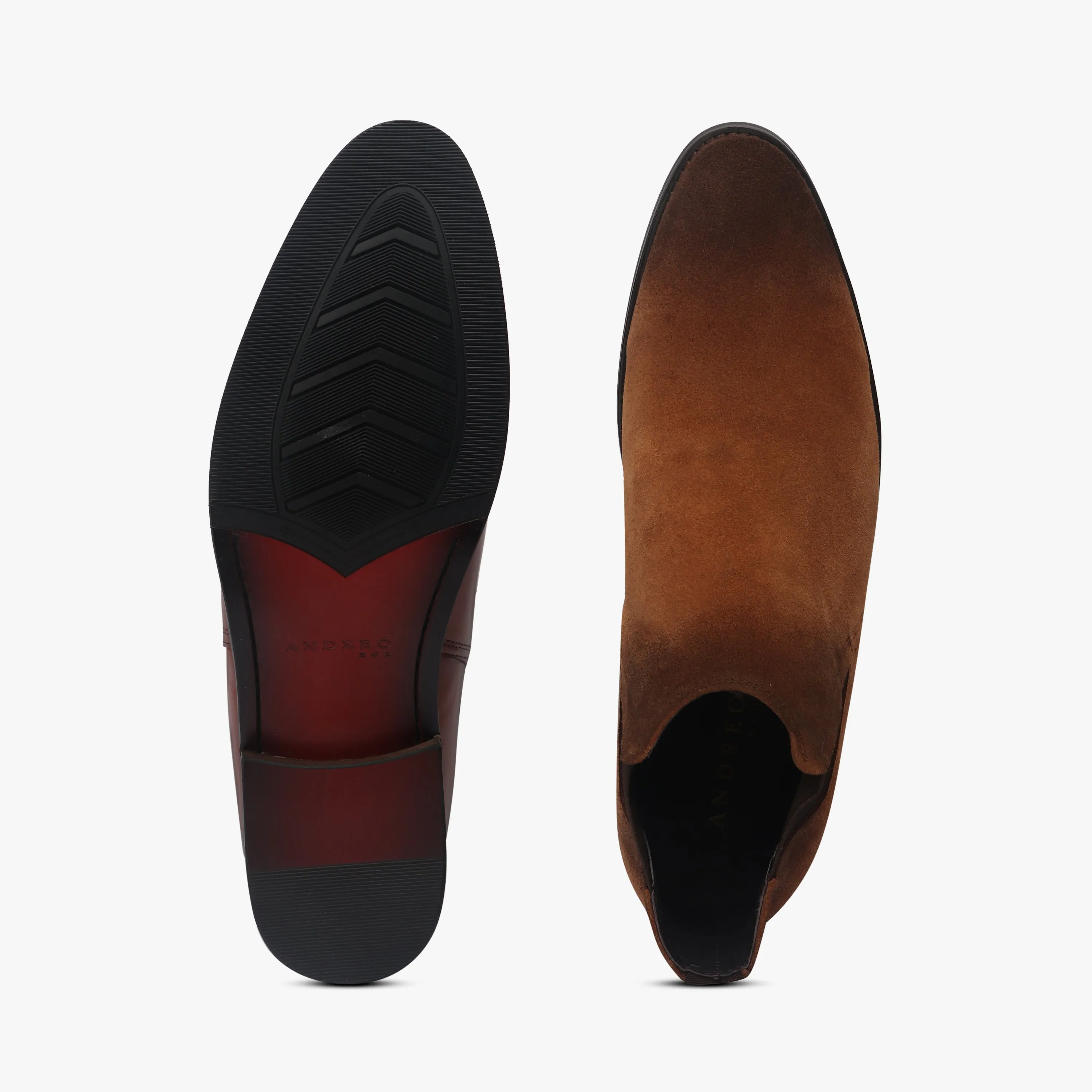 Suede Leather Chelsea Boots