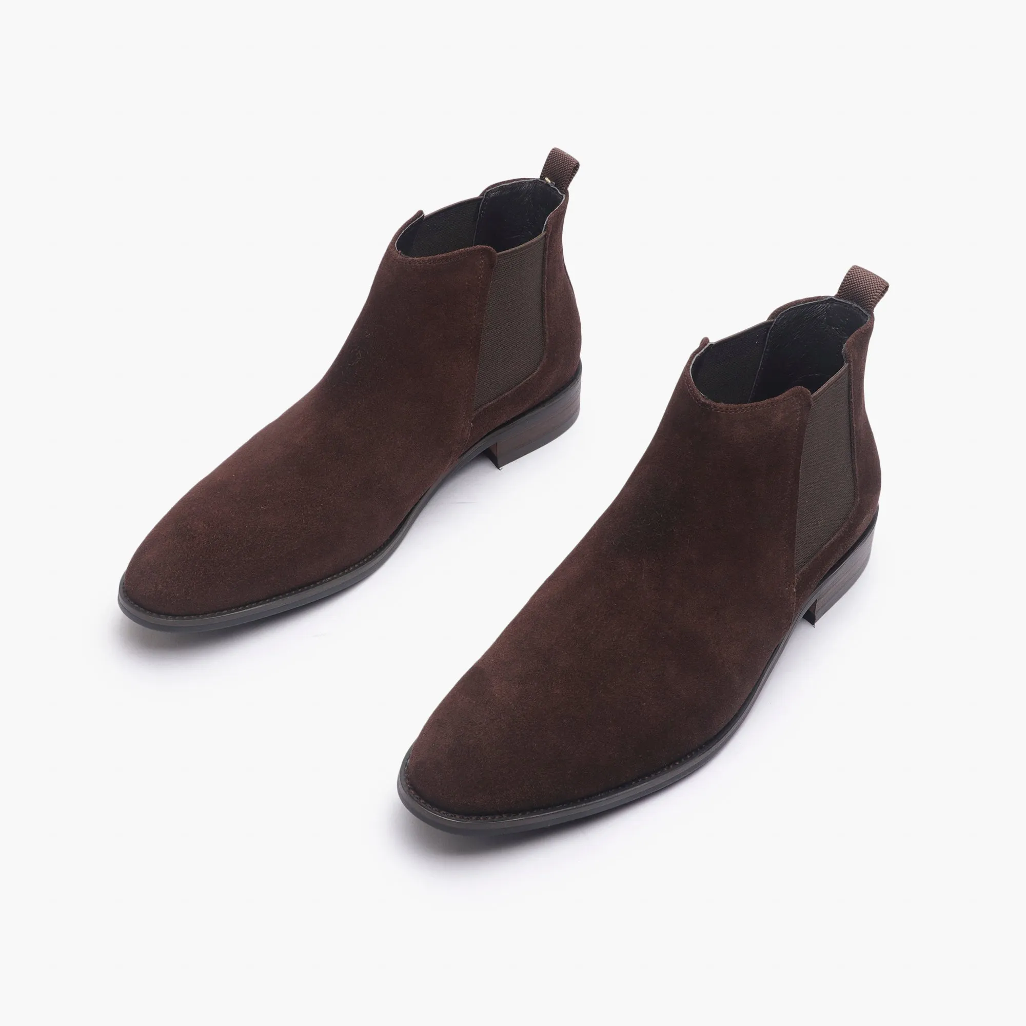 Suede Leather Chelsea Boots