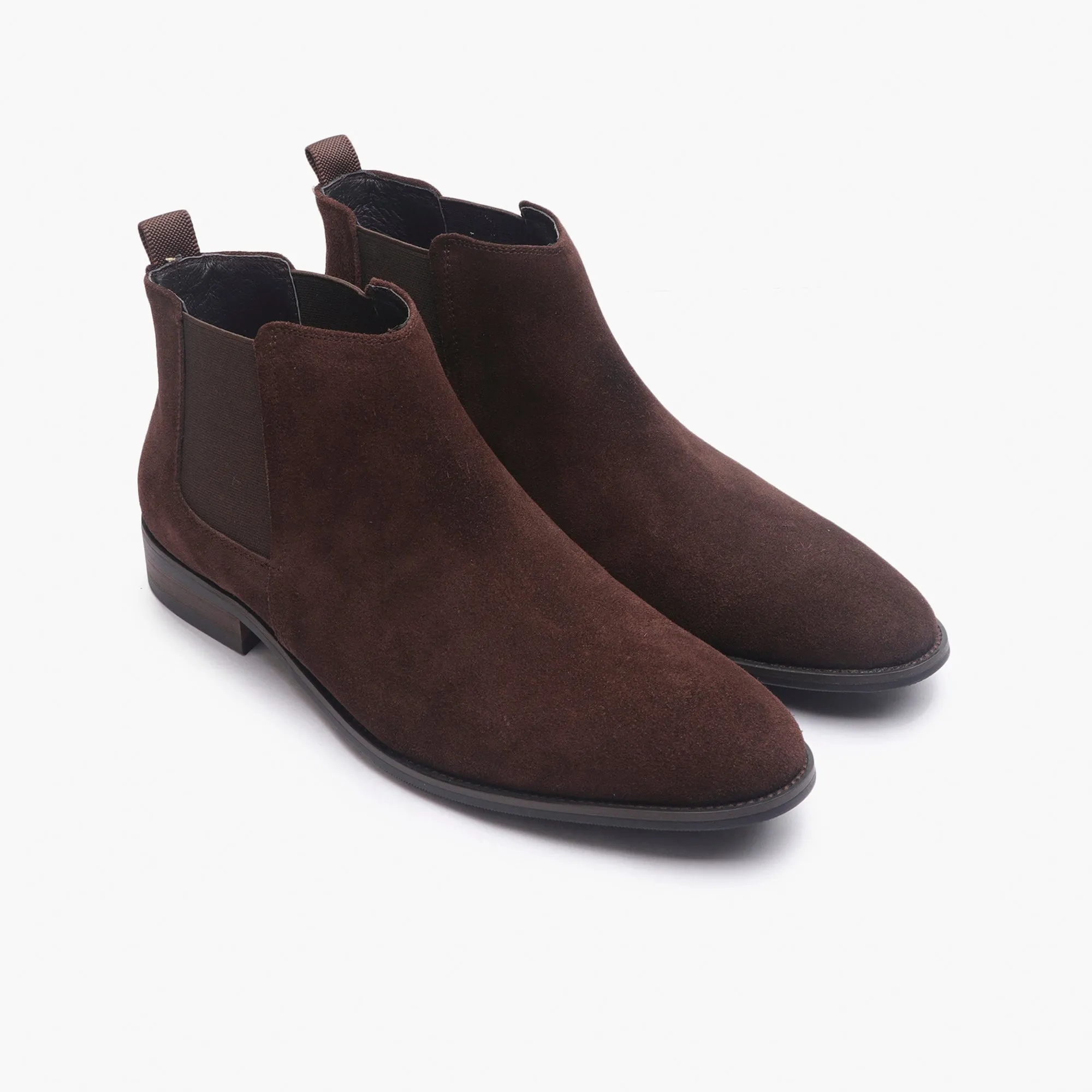 Suede Leather Chelsea Boots
