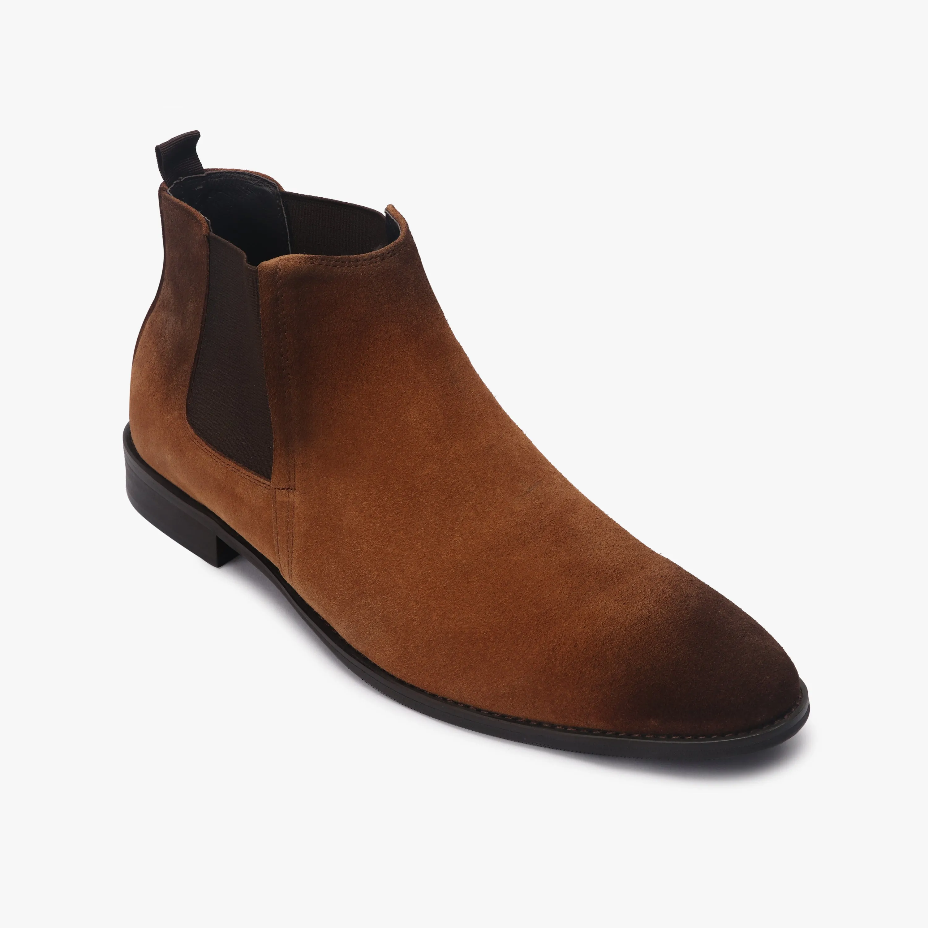Suede Leather Chelsea Boots