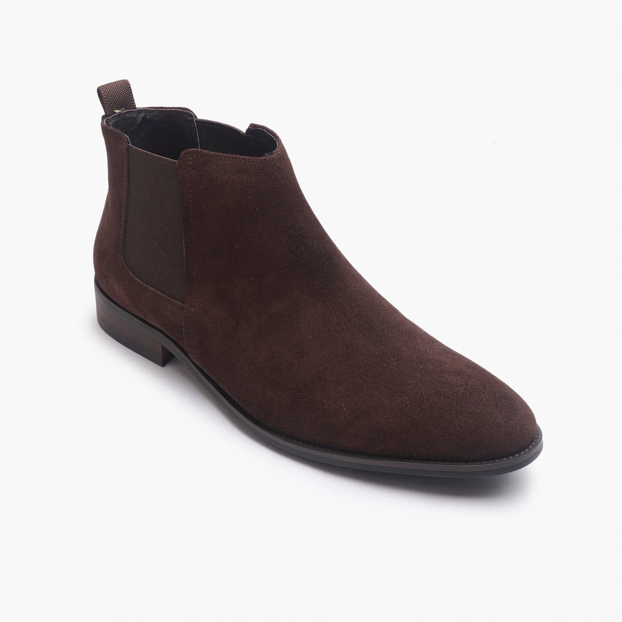 Suede Leather Chelsea Boots