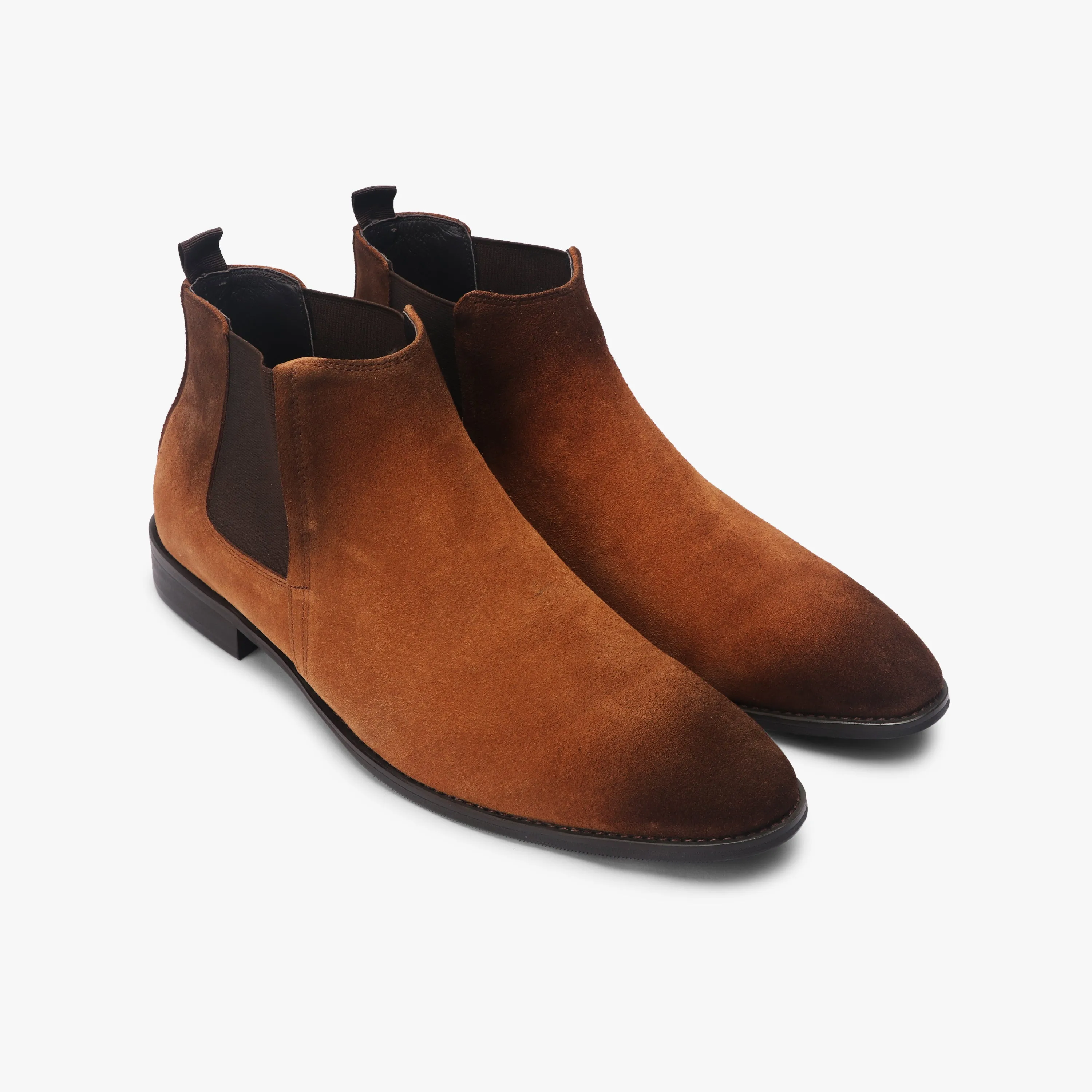 Suede Leather Chelsea Boots
