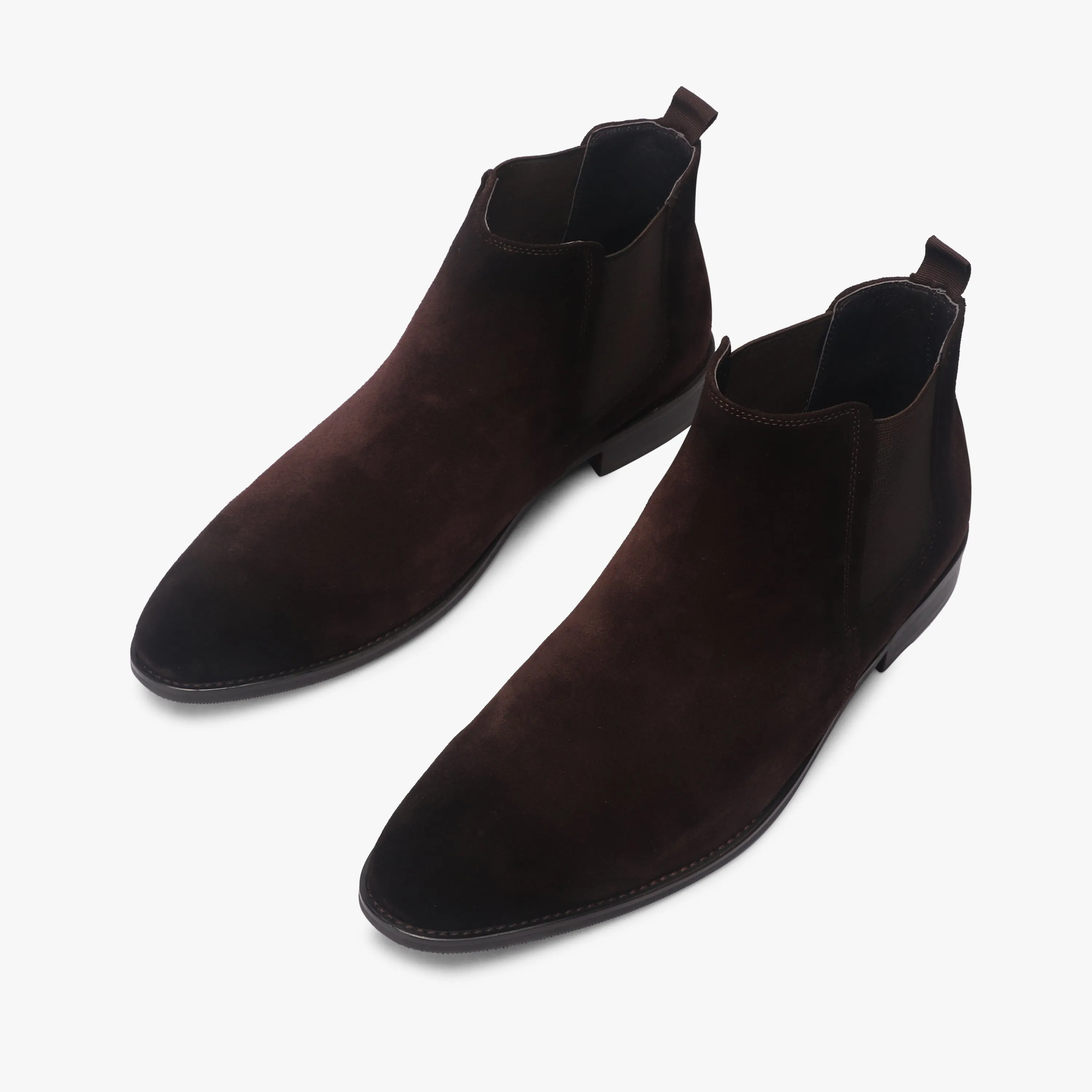 Suede Leather Chelsea Boots
