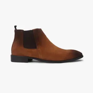 Suede Leather Chelsea Boots