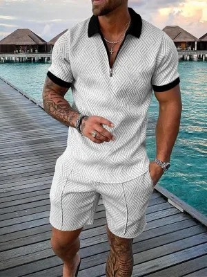 Summer Men's Sports Patchwork