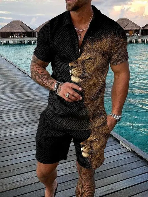 Summer Men's Sports Patchwork