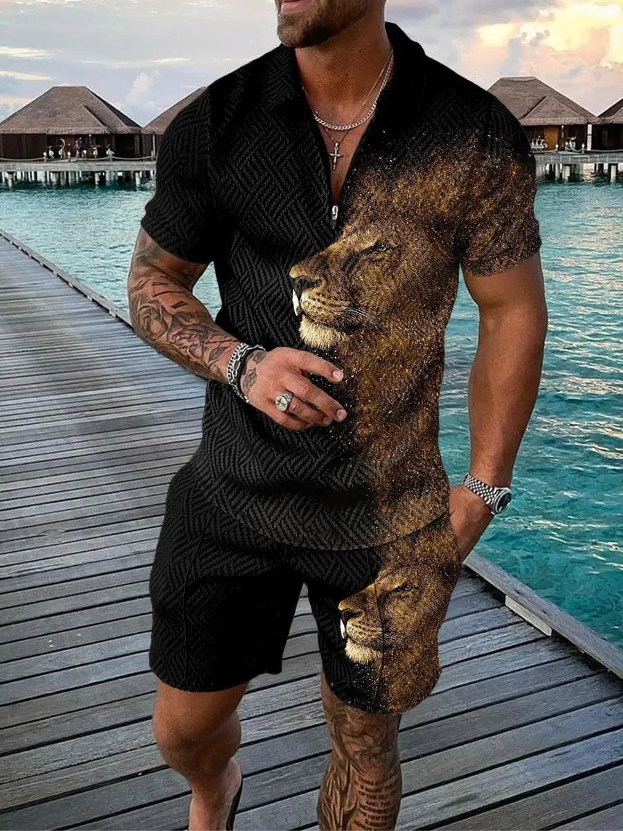 Summer Men's Sports Patchwork