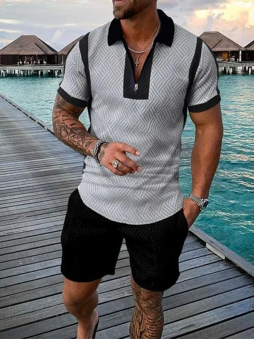 Summer Men's Sports Patchwork